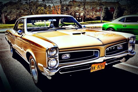 Gold Tone Pontiac Gto Classic American Muscle Cars Flickr
