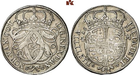 Christian V 1670 1699 Krone 4 Mark 1691 Kopenhagen 2230 G Hede