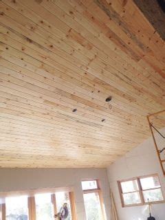 Our environmentally friendly prefinishing process ensures the highest quality finish and when you combine our color options with our finishing process that bakes in the stain with uv rays and heat you get the best knotty pine ceiling. knotty pine planks for ceiling | Pine tongue and groove ...