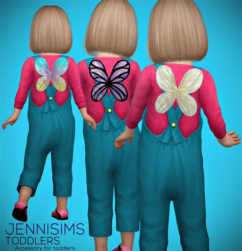 Downloads Sims 4accessories Setstoddlers Vol8 Wingsbutterflys
