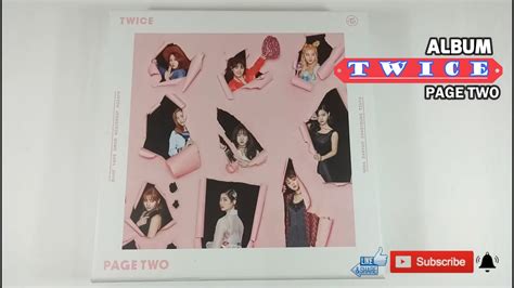 Unboxing Album Twice Page Two Kpop Youtube