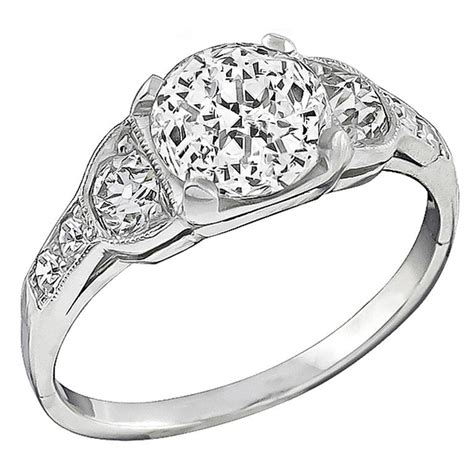 202 Carat Gia Jubilee Cut Diamond Platinum Engagement Ring For Sale At