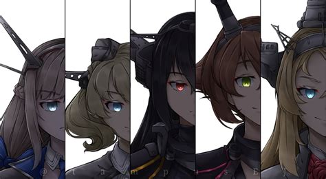 Nagato Mutsu Colorado Nelson Nagato Kai Ni And 2 More Kantai Collection Drawn By Kazaharu