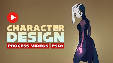 Artstation Character Design Process Tutorials