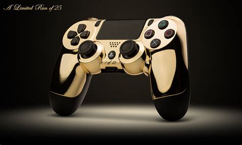 Colorware 24k Gold Plated Ps4 And Xbox One Controllers Next Gen Bling