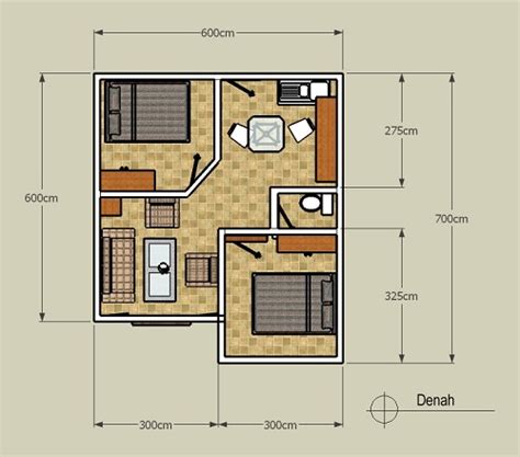 Pengaplikasian furniture juga desain sangat berpengaruh untuk membuat rumah anda terlihat lebih luas dan nyaman. Update Desain Denah Rumah Minimalis Ukuran 6 x 8 Meter ...