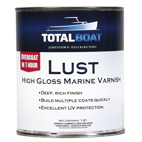 Ultra high gloss yacht varnish, containing an. Marine Varnish