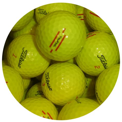 Used Titleist Trufeel Yellow Golf Balls Second Hand Golf Balls 4 You