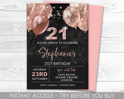 Invitations And Announcements 21st Birthday Invitation For Men 21st