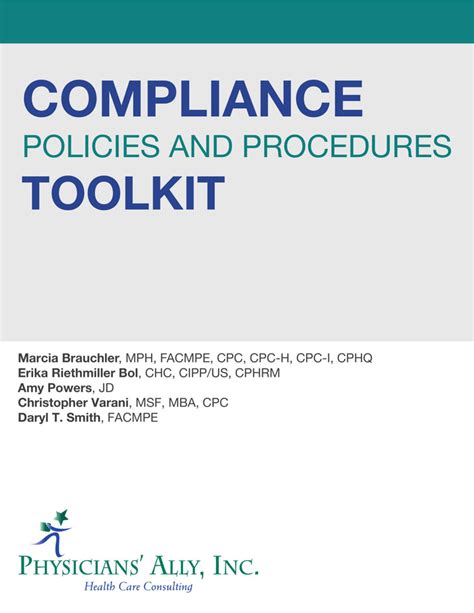 Hipaa Outpatient Practice Policies And Procedures Toolkit Physicians