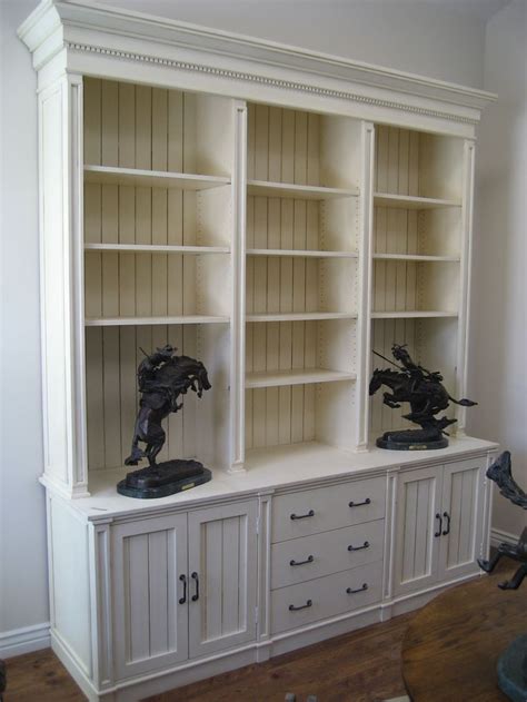 Built In Bookcase With Beadboard Grand Bookcase With Adjustable