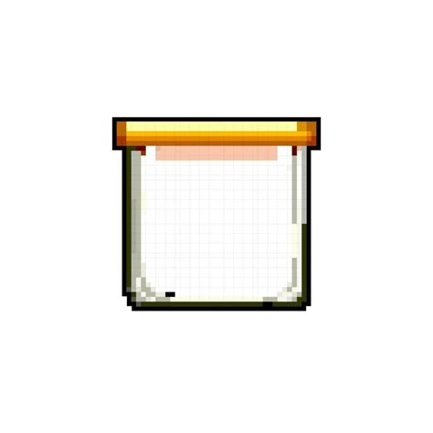 Box Glass Container Game Pixel Art Vector Illustration 23867657 Vector