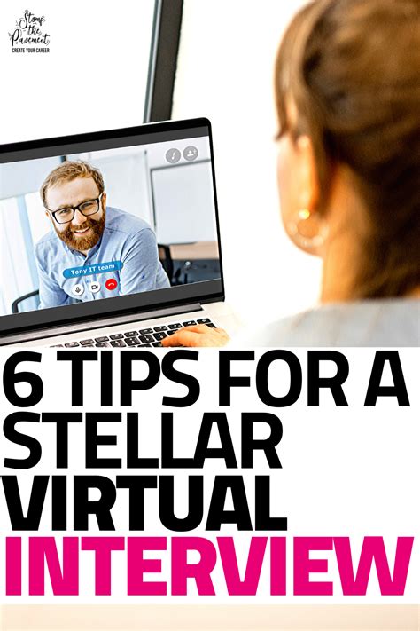 6 Tips To Prep For A Virtual Interview Job Interview Tips Online