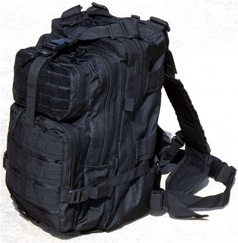Black Tactical Military Style Backpack W Molle Swdsiww531