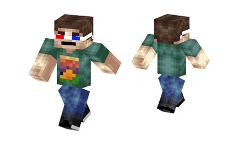 Guy With Sunset Shirt Skin Minecraft Skins