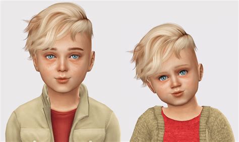 Wings Os1210 ♥ Kids Toddlers Sims 4 Hair Male Sims Hair Sims 4