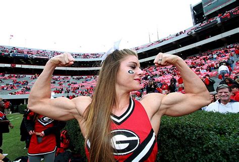 Anna Watson University Of Georgia Cheerleader Opening Eyes With