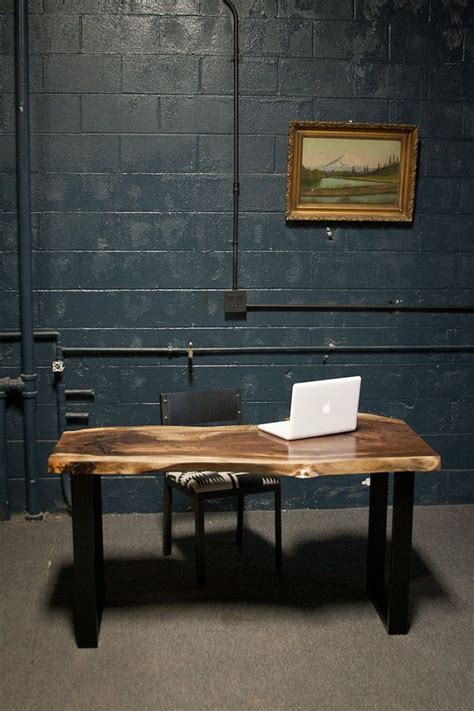 Maybe you would like to learn more about one of these? Live Edge Black Walnut DESK CUSTOM Built- Reclaimed Wood ...
