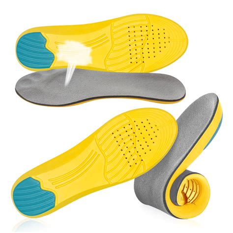 Kalevel 2 Pairs Sport Insoles Women Arch Support Shoe Inserts Orthotic