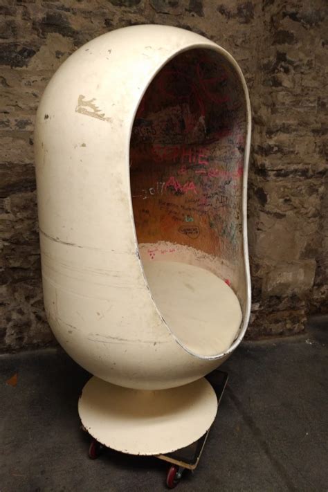 Vintage wicker swivel rocker chair. Vintage Egg Chair With Speakers | Sante Blog