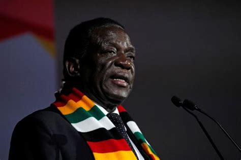 Zimbabwes President Emmerson Mnangagwa Sabc News Breaking News