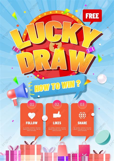 T Box Lucky Draw Promotion Poster Template Download On Pngtree