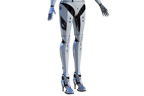 3d Female Robot Model Turbosquid 1331220