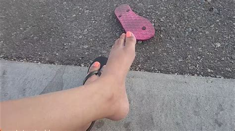 Shoeplay In Roxy Flip Flops Punjabi Goddess Youtube
