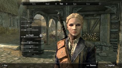 Skyrim Female Imperial Character Creation No Mods Pc Youtube