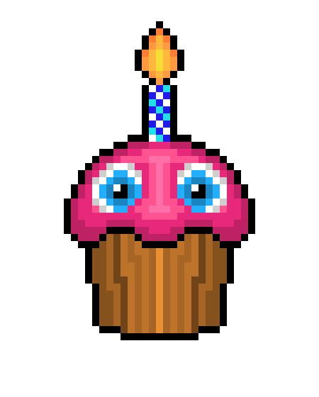 Cupcake With Candle Png Fnaf Chica Cupcake Png Free Transparent Images