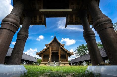 Premium Photo Traditional Thai Architecture In The Lanna Style Of