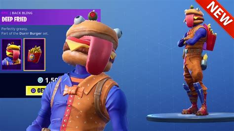 Durr Burger Skin Fortnite Durrr Burger Is A Set Of Cosmetic Items In