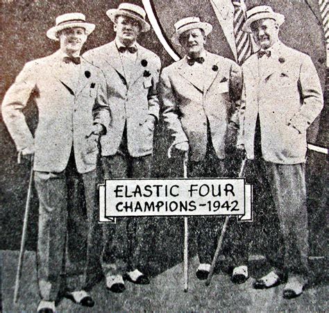 Barbershop Quartets The Elastic Four National Champions For 1942