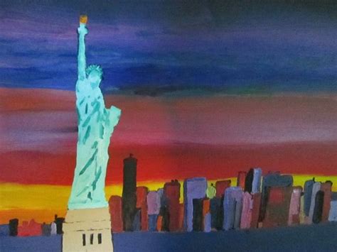 The Statue Of Liberty Painting By George Collins Saatchi Art