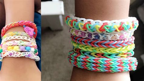 How To Make Diy Rubber Band Bracelets For Back To School Tutorial Youtube