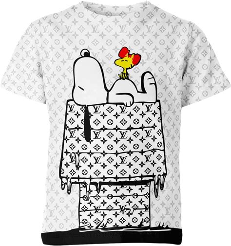 Snoopy Louis Vuitton Peanuts Shirt Full Printed Apparel