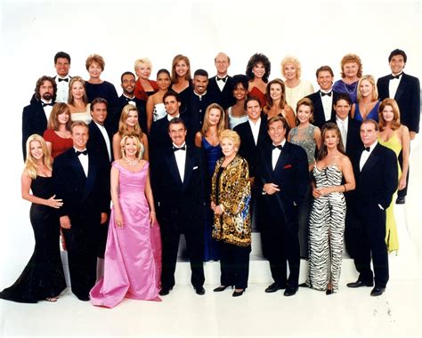 The Soap Opera Saga Young And The Restless 1996 1997 Cast Photo