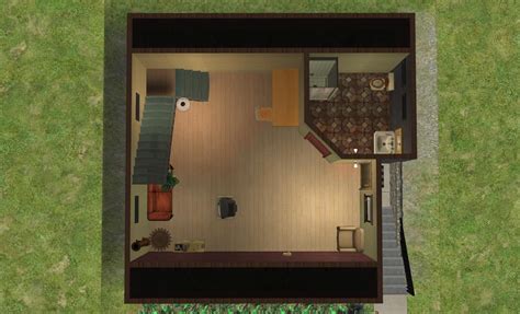 Mod The Sims Bohemian Bunker 1x1 Starter Lot