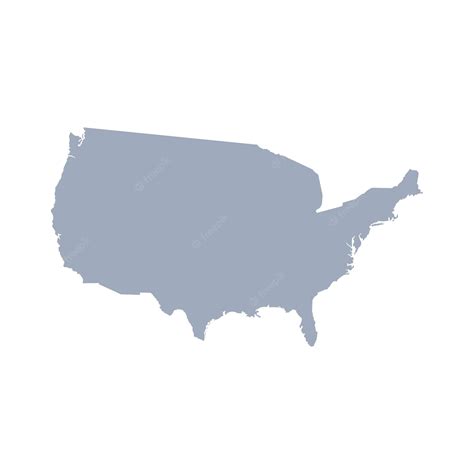 Vetor Gráfico Do Vetor Do Mapa Dos Estados Unidos Vetor Premium