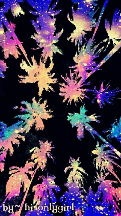 Palm Tree Galaxy Wallpaper I Created For The App Cocoppa Tree Galaxy