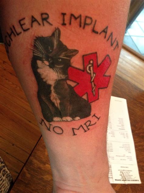 A permanent ink tattoo, on the other hand, is not yet the standard and may require others to closely examine it in order to determine the allergy or medical condition. 9 best Medical Alert Tat- Rob images on Pinterest ...