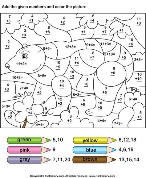 3rd Grade Color By Number Multiplication Worksheets 404 Coloring Pages