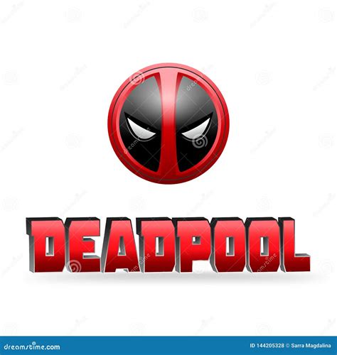 Logo Deadpool Editorial Stock Photo Illustration Of Cute 144205328