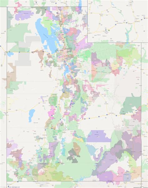 Utah Zip Code Map Including County Maps Photos