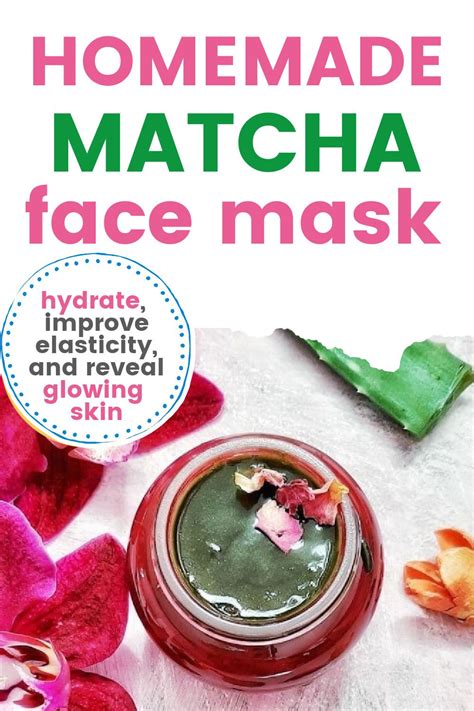 Homemade Matcha Face Mask For Glowing Skin Glowing Skin Face Mask
