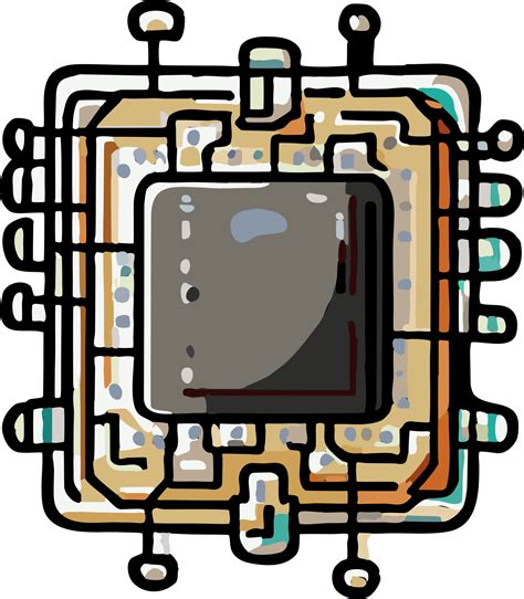 Chip Cpu Png Graphic Clipart Design 24295734 Png