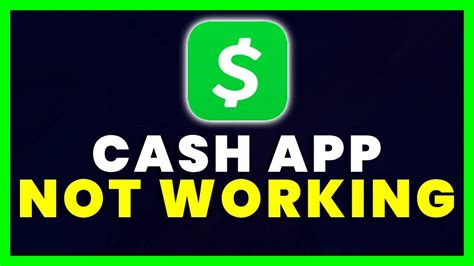 Cash App Not Working How To Fix Cash App Not Working Youtube