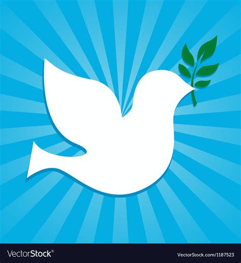 Peace Dove Symbol Royalty Free Vector Image Vectorstock