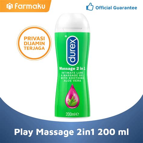 Jual Pelumas Durex Play Massage 2in1 200 Ml Original Farmaku