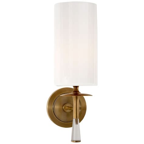 Aerin Drunmore Single Sconce In Antique Bronze By Visual Comfort